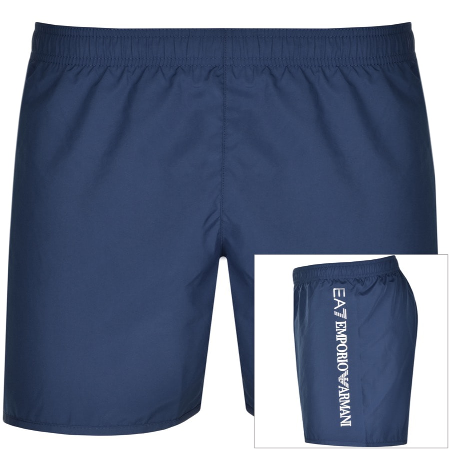 Alternative Image for ProductEA7 Emporio Armani Logo Swim Shorts Navy1